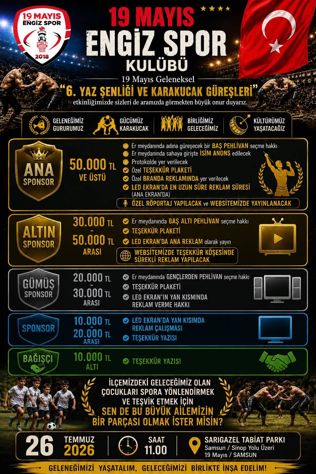 Engiz Spor Kulübü Güreşçileri